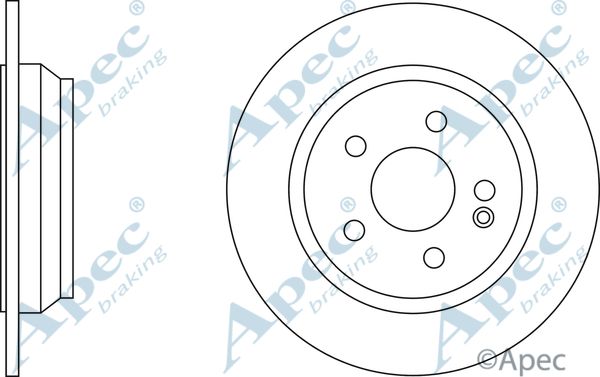 APEC BRAKING Тормозной диск DSK2263